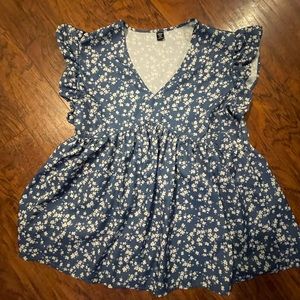 Womens floral blouse